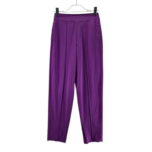 Athleta Pants Brooklyn Heights Vienna Slim Jazzy Purple Pull On Womens 0 XS - Picture 2 of 11